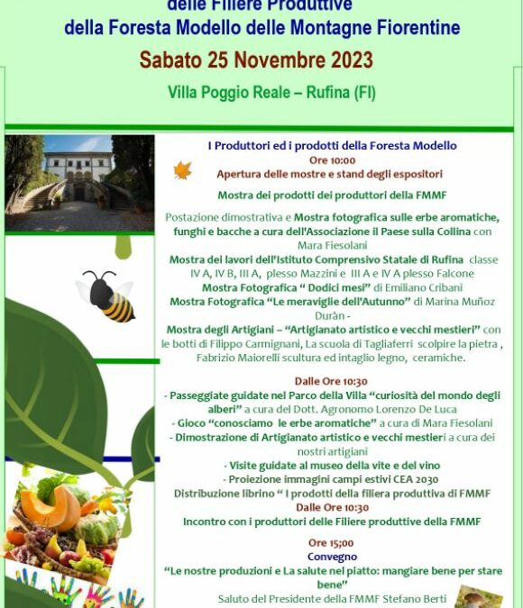 LE MERAVIGLIE DELLE FILIERE PRODUTTIVE DELLA FORESTA MODELLO DELLE MONTAGNE FIORENTINE