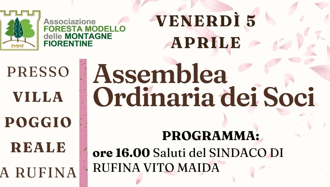 Convocazione assemblea ordinaria dei soci 5 Aprile 2024